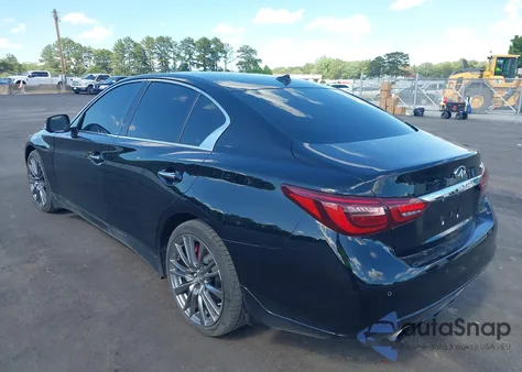 2018 Infiniti Q50 3.0T Red Sport 400 from USA, damaged, VIN JN1FV7APXJM461106